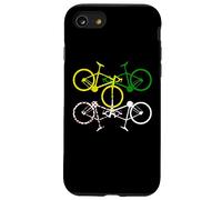 Ciclismo Amarillo Verde Blanco Lunares Carcasa para iPhone SE (2020) / 7 / 8