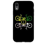 Ciclismo Amarillo Verde Blanco Lunares Carcasa para iPhone XR
