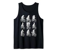Ciclismo Bicicleta Ciclista Animales Salvajes Patrón Animal Camiseta sin Mangas