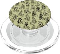 Ciclismo Bicicleta Ciclista Animales Salvajes Patrón Animal PopSockets PopGrip para MagSafe