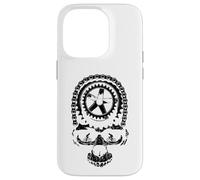 Ciclismo Cadena Engranaje Cráneo Ciclista Ciclista Bicicleta de Carcasa para iPhone 14 Pro