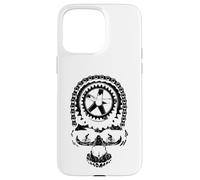 Ciclismo Cadena Engranaje Cráneo Ciclista Ciclista Bicicleta de Carcasa para iPhone 15 Pro Max