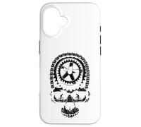 Ciclismo Cadena Engranaje Cráneo Ciclista Ciclista Bicicleta de Carcasa para iPhone 16