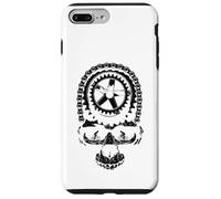 Ciclismo Cadena Engranaje Cráneo Ciclista Ciclista Bicicleta de Carcasa para iPhone 7 Plus/8 Plus