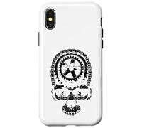 Ciclismo Cadena Engranaje Cráneo Ciclista Ciclista Bicicleta de Carcasa para iPhone X/XS