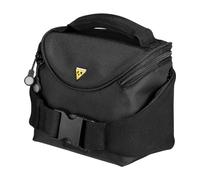 Topeak Bolsa de Manillar Compact & Pack, con Fixer 8 Bici, Sport, Negro/Gris (Multicolor), Talla Única