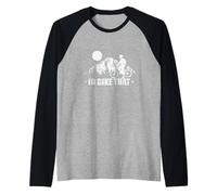 Ciclismo I'D Bike That Freedom on Two Wheels Camiseta Manga Raglan