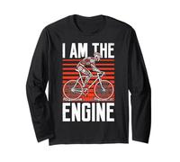 Ciclista Ciclista I Am The Engine Piezas de Bicicleta Ciclista Manga Larga