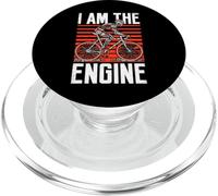 Ciclista Ciclista I Am The Engine Piezas de Bicicleta Ciclista PopSockets PopGrip para MagSafe