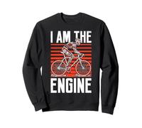 Ciclista Ciclista I Am The Engine Piezas de Bicicleta Ciclista Sudadera