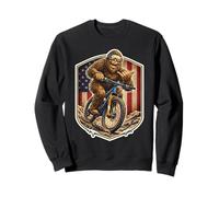 Ciclista de Bicicleta de montaña Sasquatch Bigfoot Shaka American USA Sudadera