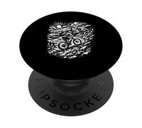 Ciclista de montaña Extreme Downhill PopSockets PopGrip Adhesivo