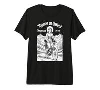 Ciclista Patrona Santa Madonna del Ghisallo Bicicleta Camiseta Premium