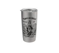 Ciclista Patrona Santa Madonna del Ghisallo Bicicleta Vaso térmico de acero inoxidable de doble pared