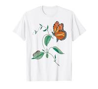 Ciclo de metamorfosis de la Mariposa monarca Camiseta