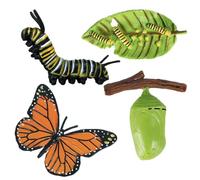 Ciclo de vida de insectos | Figuras del ciclo de vida de los insectos y animales conjunto | Kit de juguetes educativos con mariposa, polilla, rana, tortuga y escenarios de hormigas | Juguetes para el