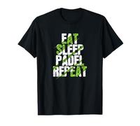Ciclo Infinito Comer Dormir Padel Repeat Camiseta