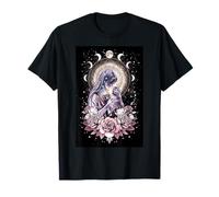 Ciclo Lunar de la Maternidad Celestial floración de la Flor Camiseta