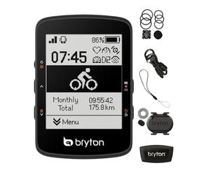 Ciclocomputador Bryton Rider 460D con cadencia y Banda Cardiovascular