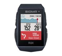 Sigma ROX 11.1 EVO Black Sensor Set | Ciclocomputador GPS inalámbrico y navegación Incl. sensores de Velocidad, frecuencia cardíaca y cadencia | Navegación GPS Outdoor con medición de altitud