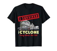 Ciclón Divertido Coney Island Brooklyn Vintage NY Nueva York Camiseta