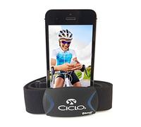 Ciclosport Herzfrequenzmesser HF-Set Textil Bluetooth Smart - Cinturón de Pecho para Dispositivo electrónico (Correa), Color Negro