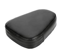 CICMOD Universal Motocicleta Trasera de Piel sintética Sissy Bar Respaldo Cojín Pad Negro