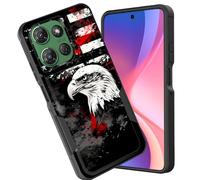 CICPLKSE Funda para Moto G Power 2026, doble capa, híbrida, resistente a los golpes, policarbonato duro, silicona suave, TPU, funda protectora para Motorola Moto G Power 5G 2025/2026, bandera
