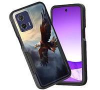 CICPLKSE Funda protectora para Moto G Power 5G/Moto G 5G 2023, híbrida de doble capa resistente a prueba de golpes, de policarbonato duro, de silicona suave, TPU para Motorola Moto G 5G 2023, Eagle Flying Over Mountain
