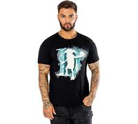 CID Camiseta Dobby Watercolour Black T-Shirt, Xlarge