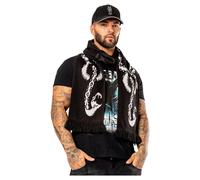 Cid dark arts - bufanda de hechizo, color negro, talla única, negro,