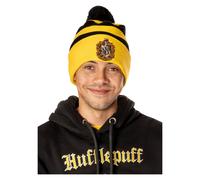 CID Gorro Hufflepuff de Harry Potter Boina, Amarillo, Talla única Unisex Adulto