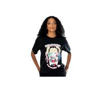 Cid harley quinn anime puddin' - camiseta unisex para adultos, negro,