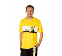 Cid hufflepuff-track and field, camiseta unisex amarilla, talla l