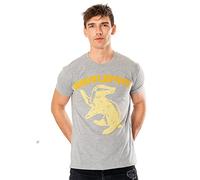 Cid hufflepuff university - camiseta de manga corta, color gris