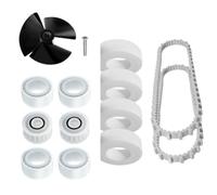 Cidegoo Kit de repuesto esencial compatible con limpiadores robóticos de piscinas Dolphin, incluye rueda de correa de impulsor