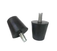 Cidegoo Patas de muebles de goma ajustables almohadilla M6 M8 M10 con tornillo mesa y silla Balck Level Pie Muebles Pierna Protección antichoque para patas de muebles