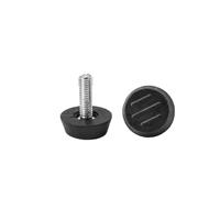 Cidegoo Patas de plástico para muebles, almohadilla ajustable con tornillo M10 M8 M6 para silla de mesa, patas de muebles, protección antigolpes para patas de muebles