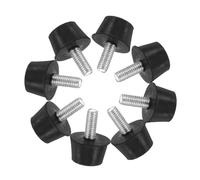 Cidegoo Patas para muebles, 10 unidades, con tornillo M6, ajustables, de goma, desmontables, antideslizantes, para mesas, sillas, sofás