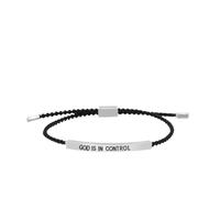 Cidegoo Pulsera de tubo motivacional con texto en inglés "Remember Who The Luck You Are/God Is in Control", One Size, Acetato, Sin piedra preciosa