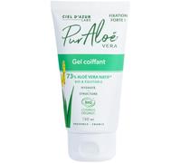 Ciel d'Azur Labs Pur'Aloé - Gel para cabello - 73% Aloe Vera orgánica y justa - Fijación fuerte, hidratante y estructura - Certificación Cosmos Organic - 99% de origen natural - Tubo de 150 ml