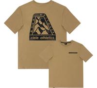 Ciele - Camisetas - U ORTShirt Run Mountains Canvas de Algodón - Talla M - Marrón Marrón M