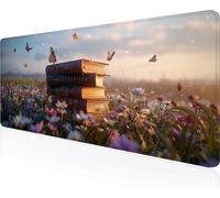 Cielo Alfombrilla Ratón XXL 80 x 30 cm, Mouse Pad Azul Alfombrilla Ratón Gaming con Superficie Suave y Base de Goma Antideslizante, Gaming Mousepad Mejora La Precisión y La Velocidad PjY9433 T-U