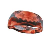 Cielo con nubes esponjosas Deportes Saludables Decorativa Moda Deportiva Diadema Absorbente del Sudor, Diadema, Buena Elasticidad, Se Puede Utilizar En Todas Las Temporadas, Tanto Hombres Como Mujeres