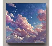 Cielo Diamond Painting Adultos, Diamond Painting Nube Pintura Diamante Niños, 5D Cristal Bordado Punto de Cruz Manualidades Pintura Diamante Adultos para Decoración Pared Hogar Regalo 30x30cm es1-1v