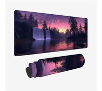 Cielo Estrellado Alfombrilla Ratón XXL 1600x800x3mm Alfombrilla Escritorio Caer Fibra Extrafina Mouse Pad con Impermeable y Base de Goma Antideslizante, Mousepad para PC, Ufficio, Casa, Model 736