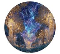 Cielo Estrellado de Ensueño Puzzle de 1000 Piezas Bosque Mágico Puzzle para Adultos Relajación Familiar Decorativo Regalo 1000pcs (67.5x67.5cm)