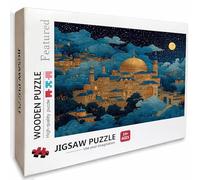 Cielo Estrellado Puzzle Madera, Arquitectura Puzzle 5000 Piezas Adultos con Compact Box 156x105cm, Rompecabezas Desafiante, Juegos de Rompecabezas Creativos para Hombres Mujeres Adolescente, D-7017
