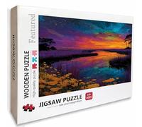 Cielo Estrellado Puzzle Madera, Planta Puzzle 1000 Piezas Adultos con Compact Box 75x50cm, Rompecabezas Desafiante, Juegos de Rompecabezas Creativos para Hombres Mujeres Adolescente, Regalos, 7-1001