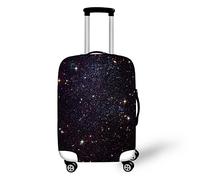 Cielo Estrellado Viaje Fundas De Maleta Espacio Exterior Azul Púrpura Galaxy Patrón Elástica Lavable Y Antiarañazos Protector Kid Adultos Luggage Cover 19-32 Pulgadas (Style 7, L(26-28inch))